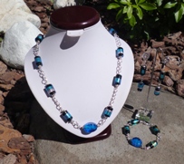 Parure cylindre Murano